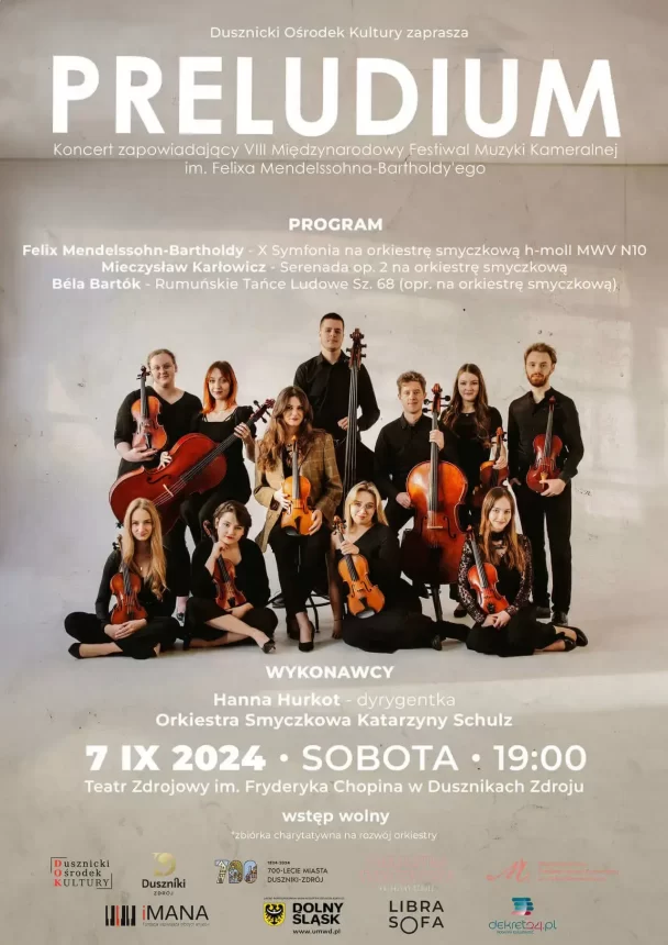 Koncert zapowiadający VIII Międzynarodowy festiwal muzyki kameralnej w Dusznikach-Zdrój