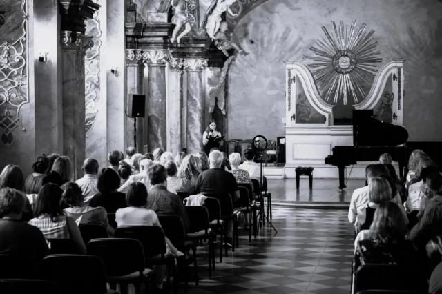 Zdjęcie z koncertu w sali Oratorium Marianum we Wrocławiu